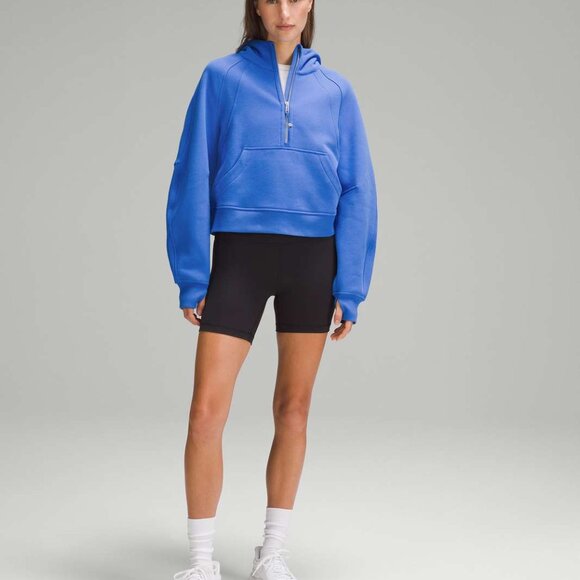 NWT Lululemon Scuba Oversized Half-Zip Hoodie, XS/S, Pipe Dream Blue
